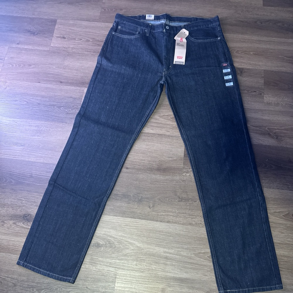 Levi's Dark Indigo Straight Jeans
